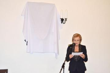 Odhalenie reliéfu Mihálya Tompu Odhalenie reliéfu Mihálya Tompu